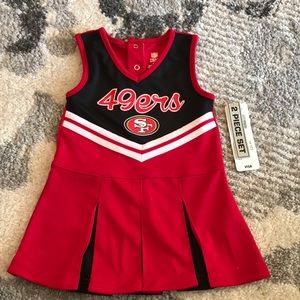 Girls 49er cheer leader dress 18months